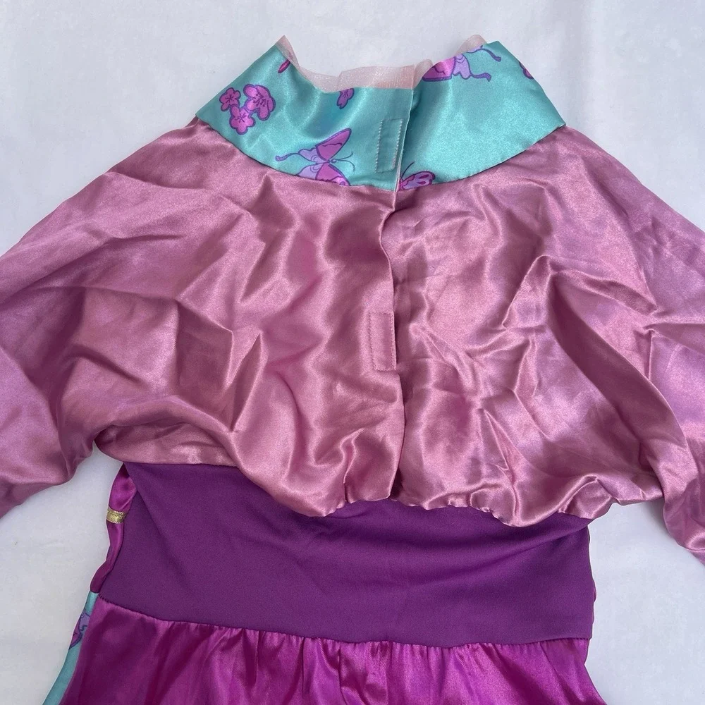 Disney Store Mulan Costume Dress Kids Size 6/6X Halloween Hanfu Princess Y2K era
